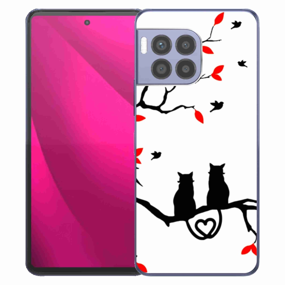 Gelový kryt mmCase na T-Mobile T Phone 2 Pro - kočičí láska
