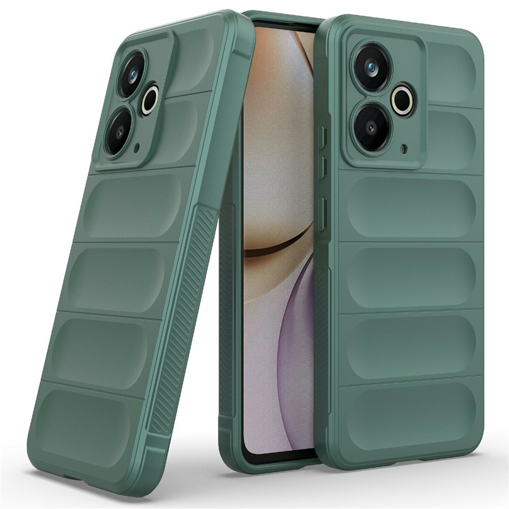 Rugg odolný gelový obal na Realme 14T 5G - zelený