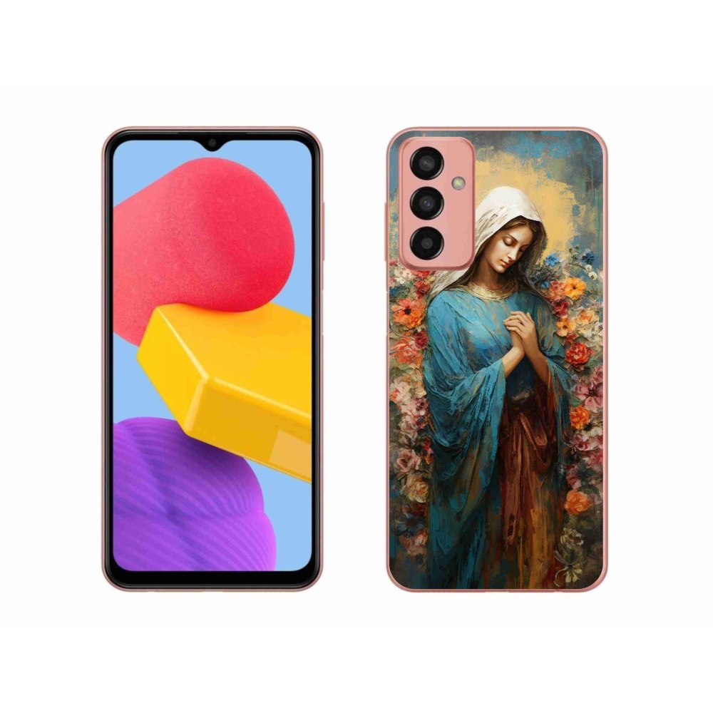 Gelový kryt mmCase na Samsung Galaxy M13 - svatá žena