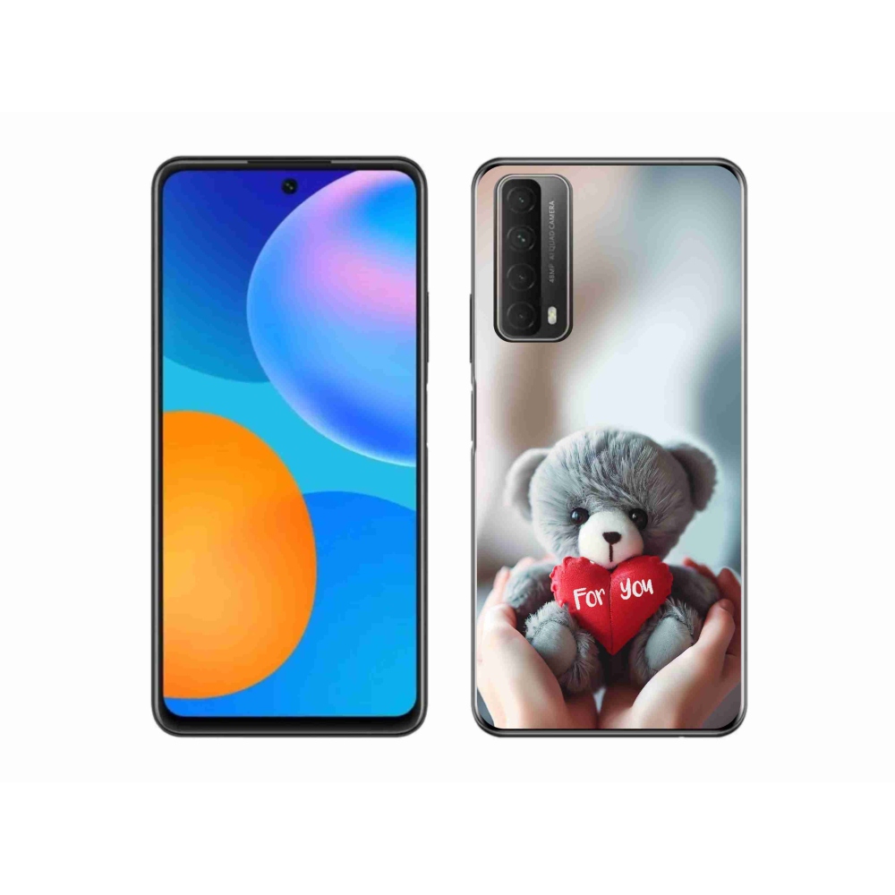 Gelový kryt mmCase na Huawei P Smart (2021) - medvídek pro zamilované