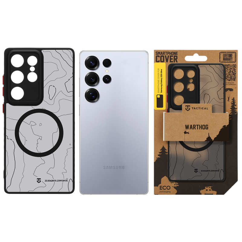 Tactical MagForce Warthog Kryt pro Samsung Galaxy S25 Ultra Asphalt