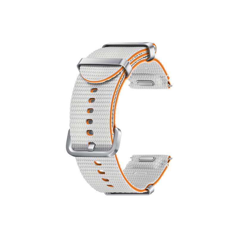 ET-SOL31LSE Samsung Galaxy Watch 4/5/6/7 Stylový Sportovní Řemínek 20mm M/L Silver
