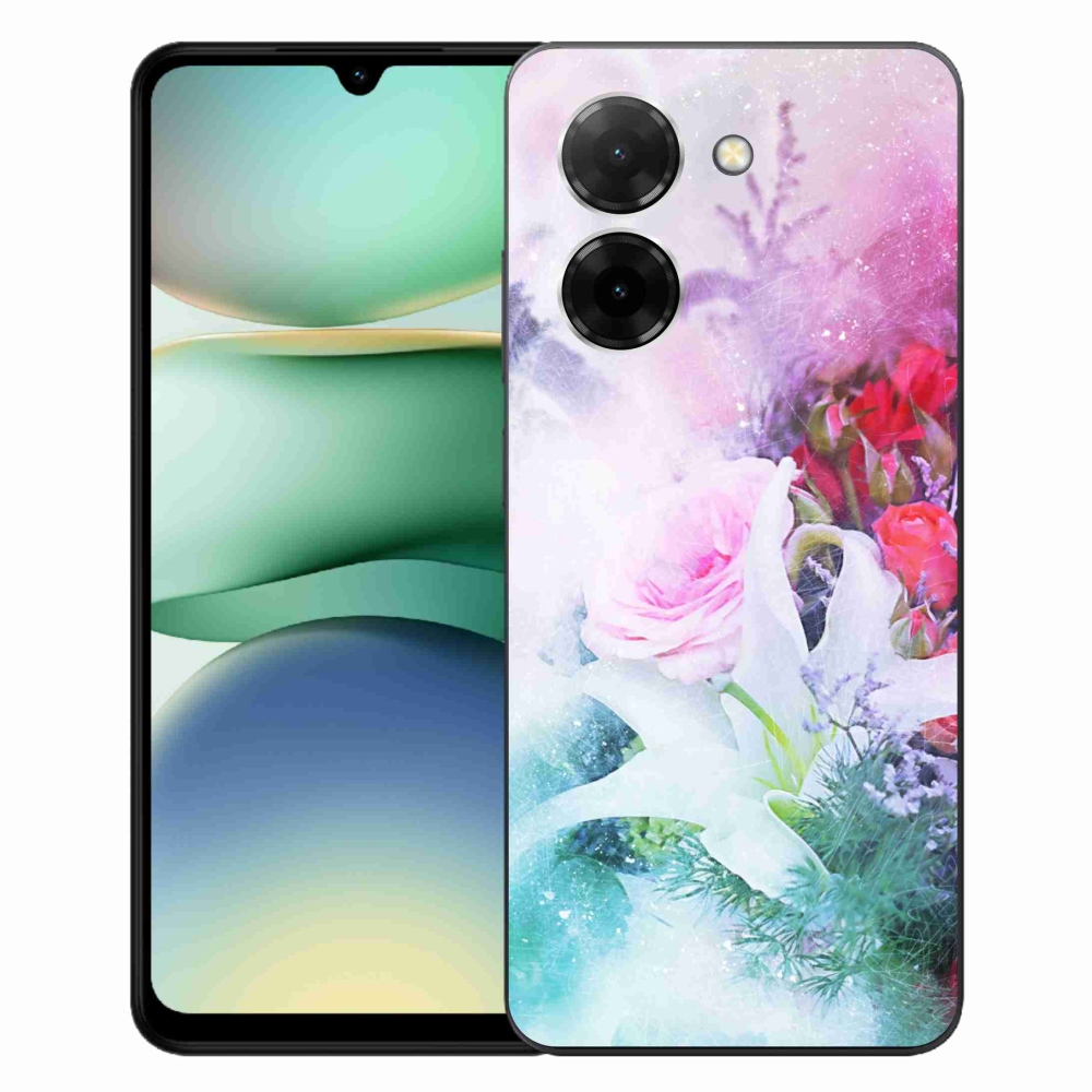 Gelový kryt mmCase na Xiaomi Redmi A5 (171.7x77.8x8.3mm) - květiny 4