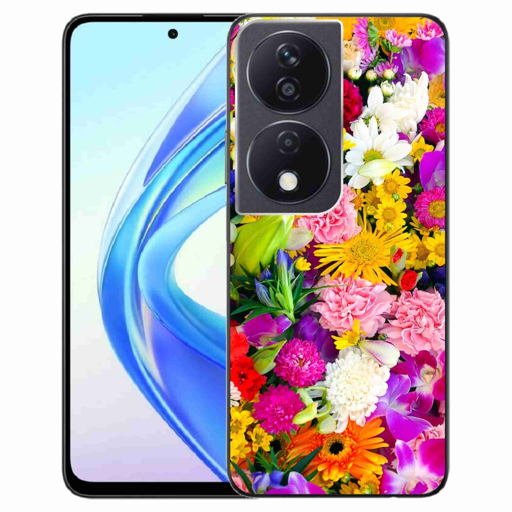Gelový kryt mmCase na Honor X7b/Honor 90 Smart - květiny 12