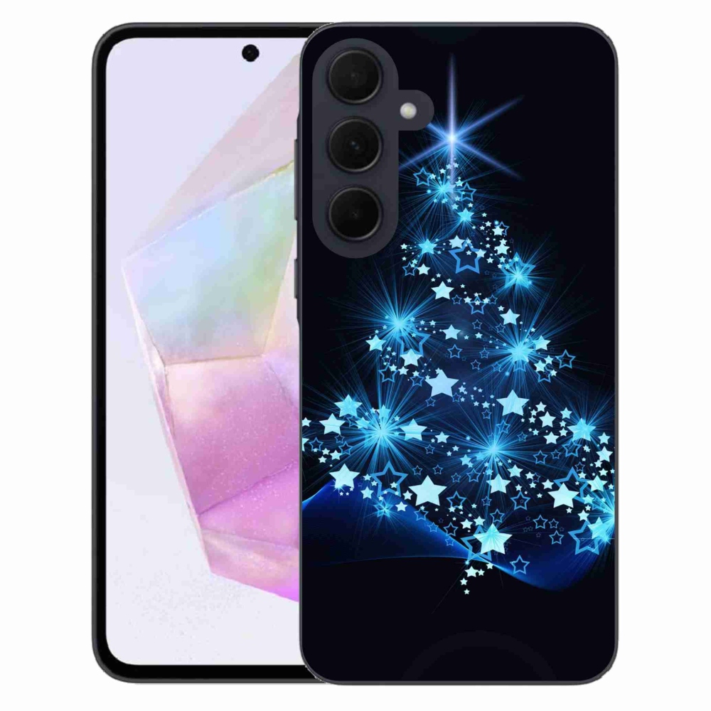 Gelový kryt mmCase na Samsung Galaxy A35 5G - vánoční stromek