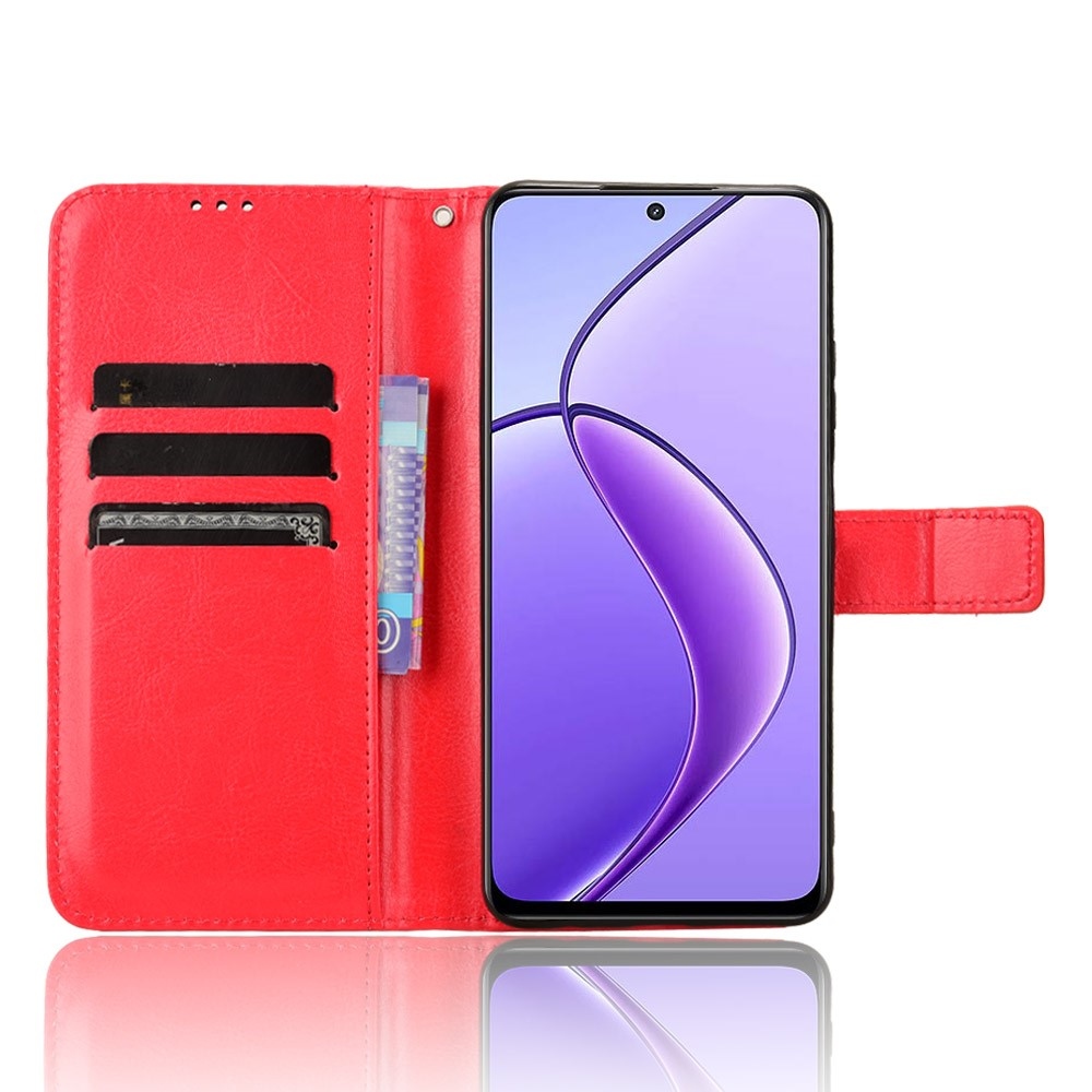 Crazy knížkové pouzdro na Realme 12 5G/12x 5G - červené