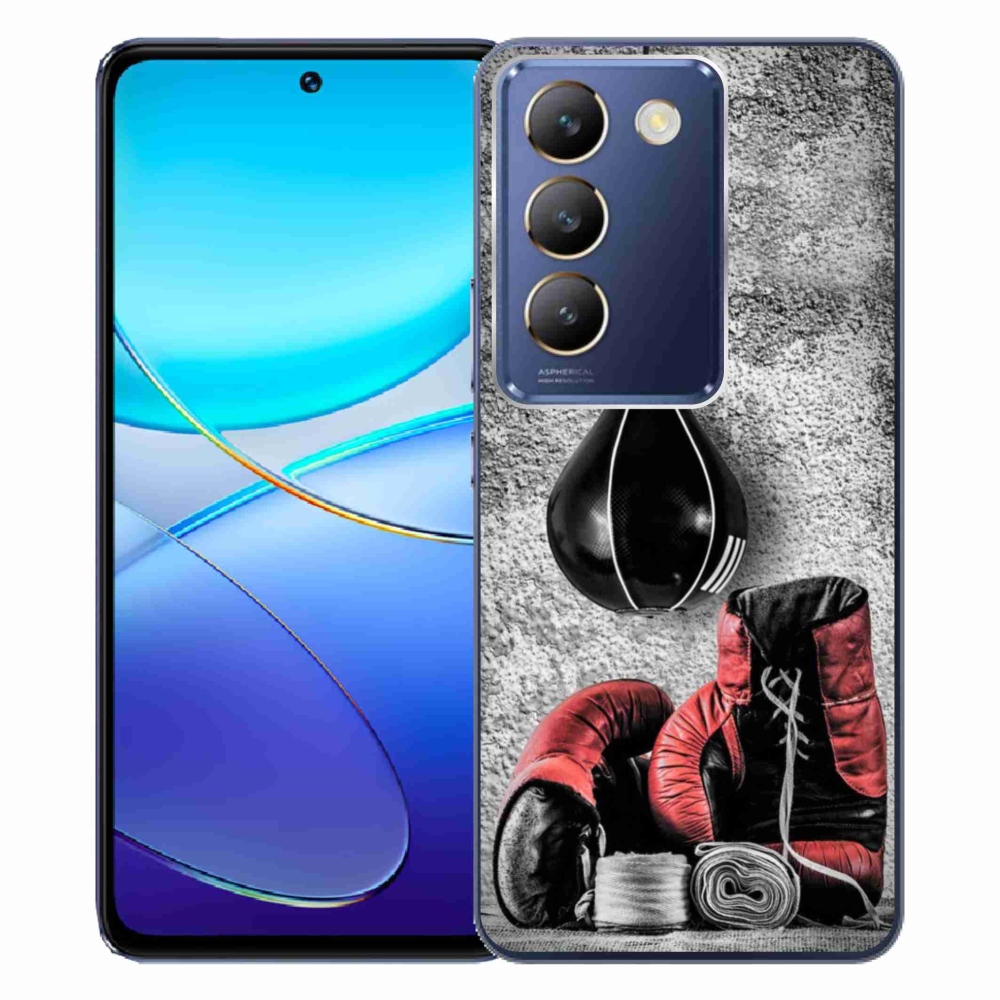 Gelový kryt mmCase na Vivo V40 SE 4G/5G - boxovací pytel a rukavice