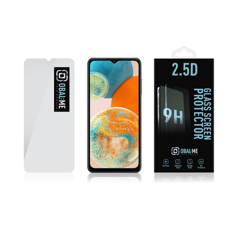 Obal:Me 2.5D Tvrzené Sklo pro Samsung Galaxy A23 5G Clear 