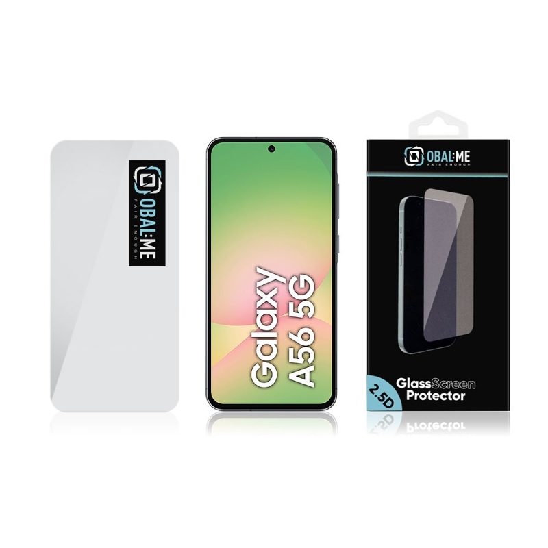 OBAL:ME 2.5D Tvrzené Sklo pro Samsung Galaxy A56 5G Clear