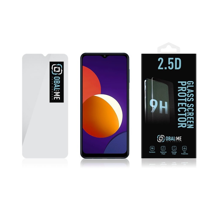 Obal:Me 2.5D Tvrzené Sklo pro Samsung Galaxy M12/A32 5G/A12/A02s Clear