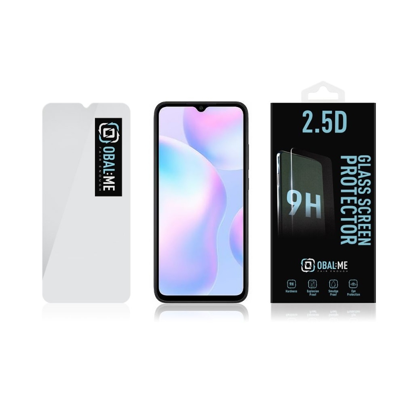 Obal:Me 2.5D Tvrzené Sklo pro Xiaomi Redmi 9A/9AT/9C Clear
