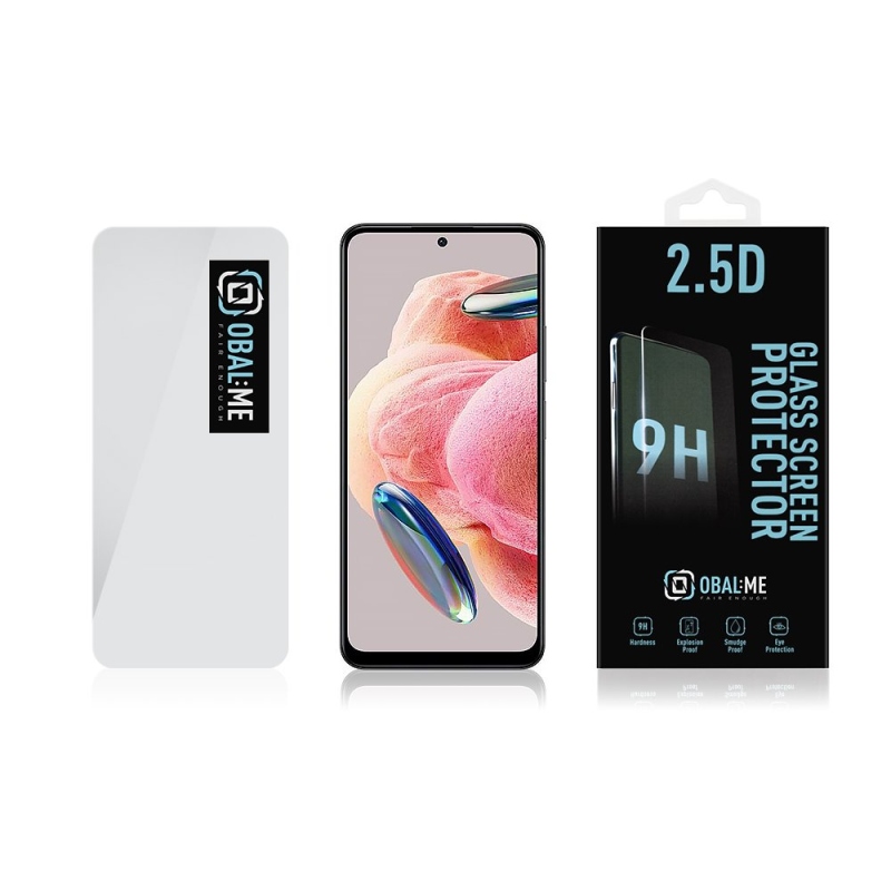 Obal:Me 2.5D Tvrzené Sklo pro Xiaomi Redmi Note 12 4G/5G Clear