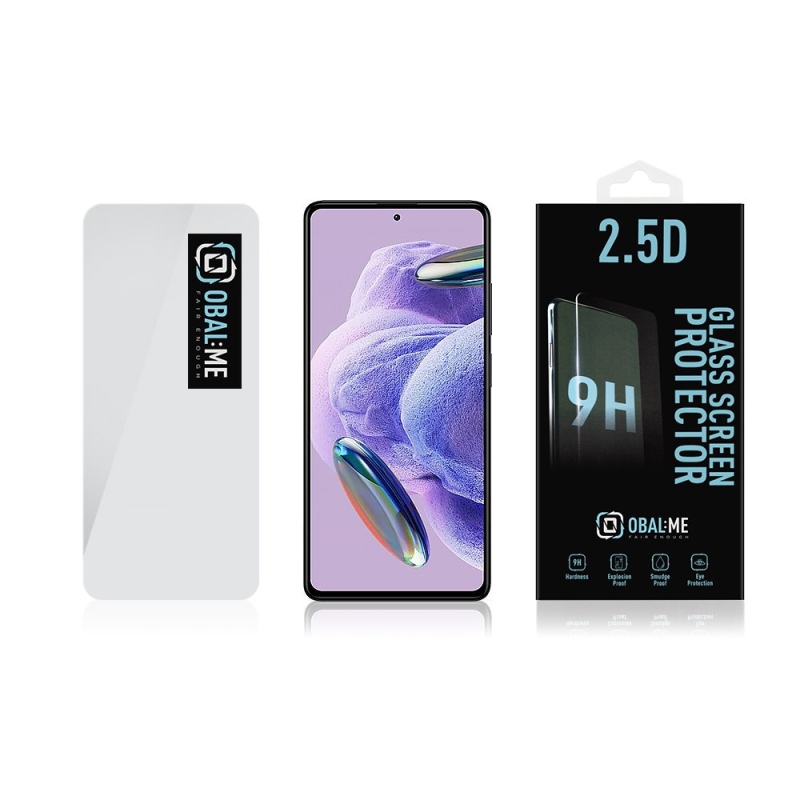 Obal:Me 2.5D Tvrzené Sklo pro Xiaomi Redmi Note 12 Pro+ 5G Clear