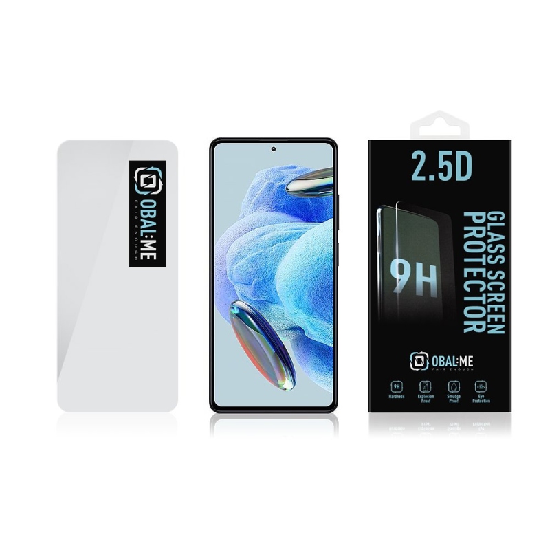 Obal:Me 2.5D Tvrzené Sklo pro Xiaomi Redmi Note 12 Pro 5G Clear
