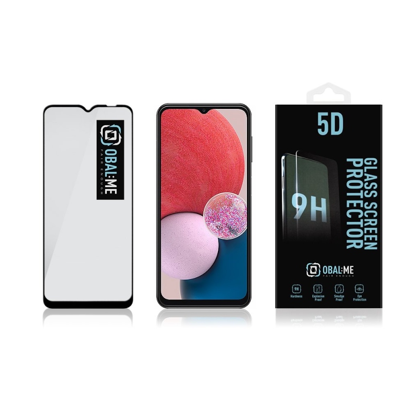 Obal:Me 5D Tvrzené Sklo pro Samsung Galaxy A13 4G Black 