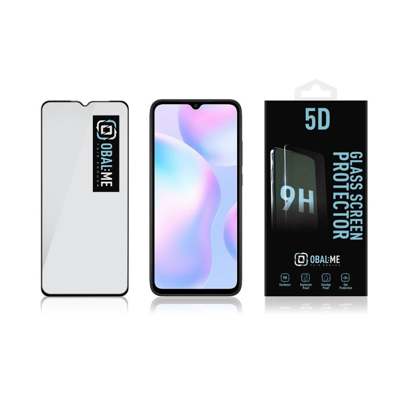 Obal:Me 5D Tvrzené Sklo pro Xiaomi Redmi 9A/9AT/9C Black