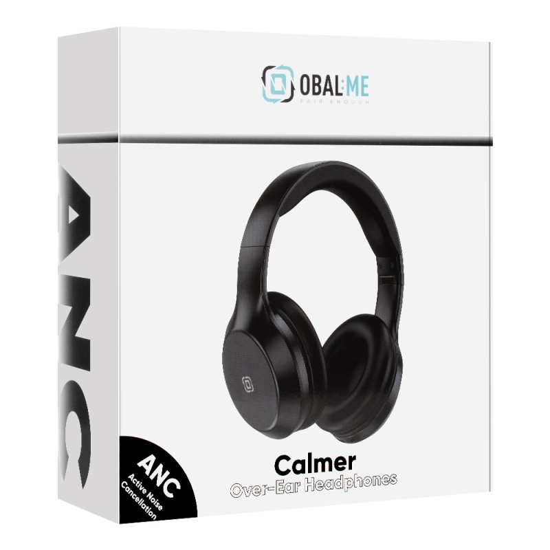 OBAL:ME Calmer Wireless Over-Ear ANC Sluchátka Black