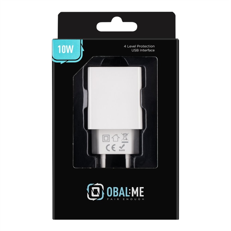 Obal:Me Cestovní Nabíječka USB-A 10W White
