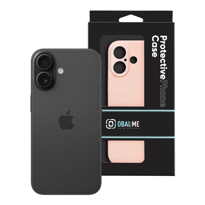 OBAL:ME Glossy Kryt pro Apple iPhone 16 Blush