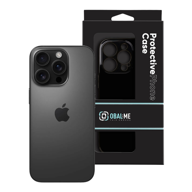 OBAL:ME Glossy Kryt pro Apple iPhone 16 Pro Black