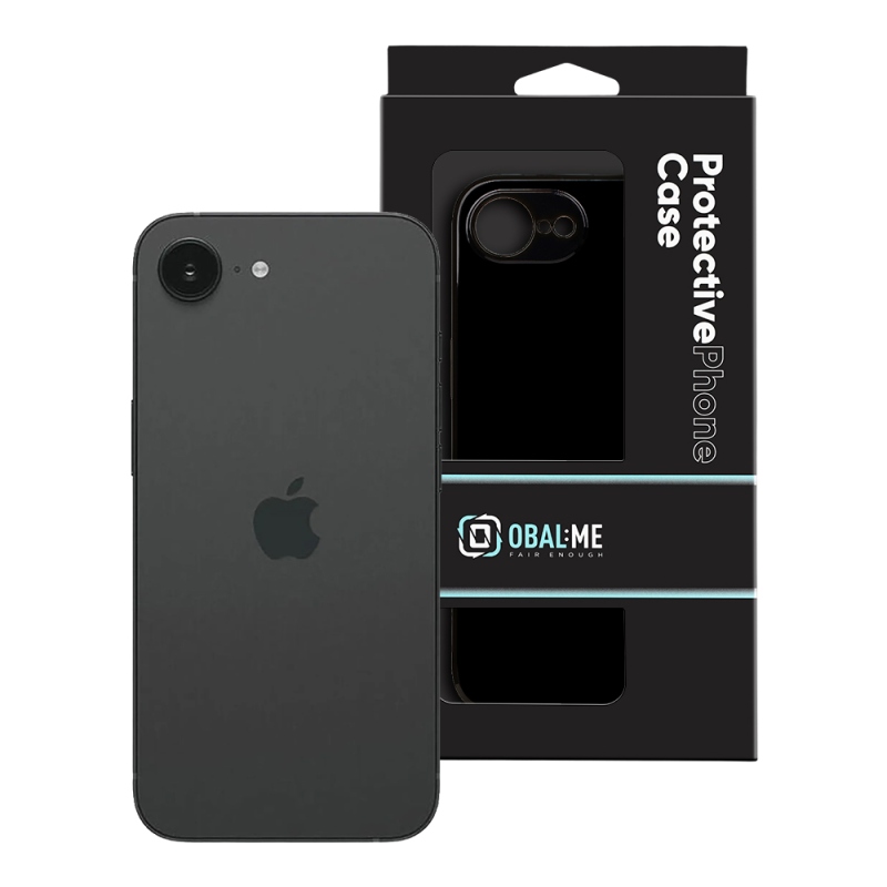 OBAL:ME Glossy Kryt pro Apple iPhone 16e/17e Black