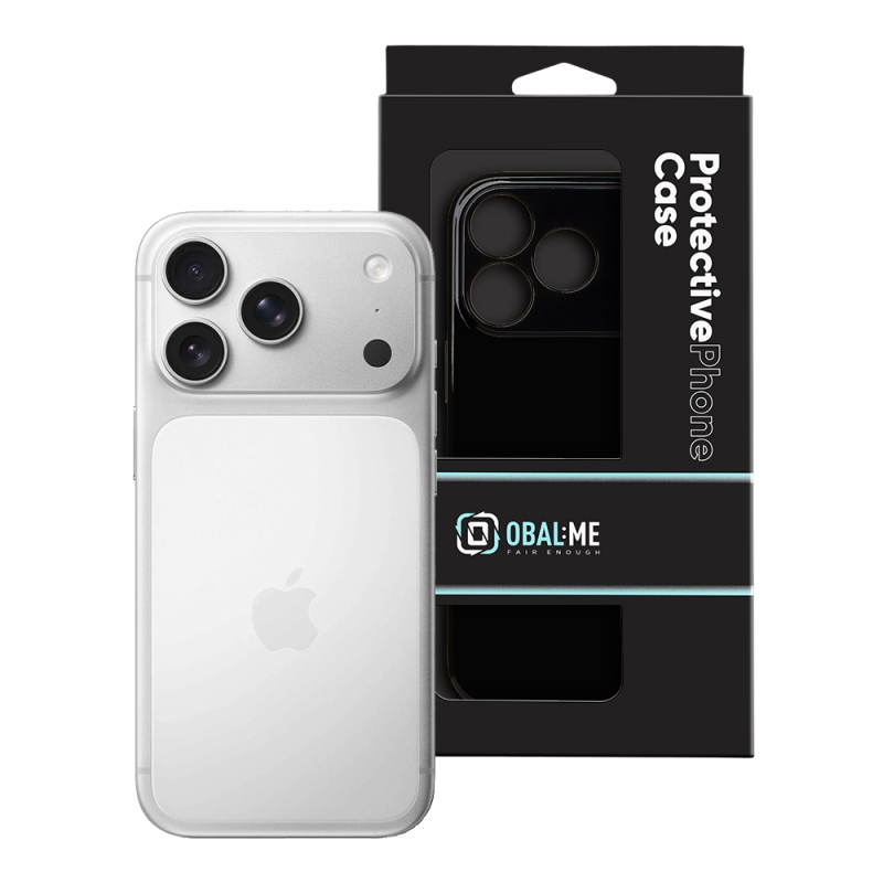 OBAL:ME Glossy Kryt pro Apple iPhone 17 Pro Black