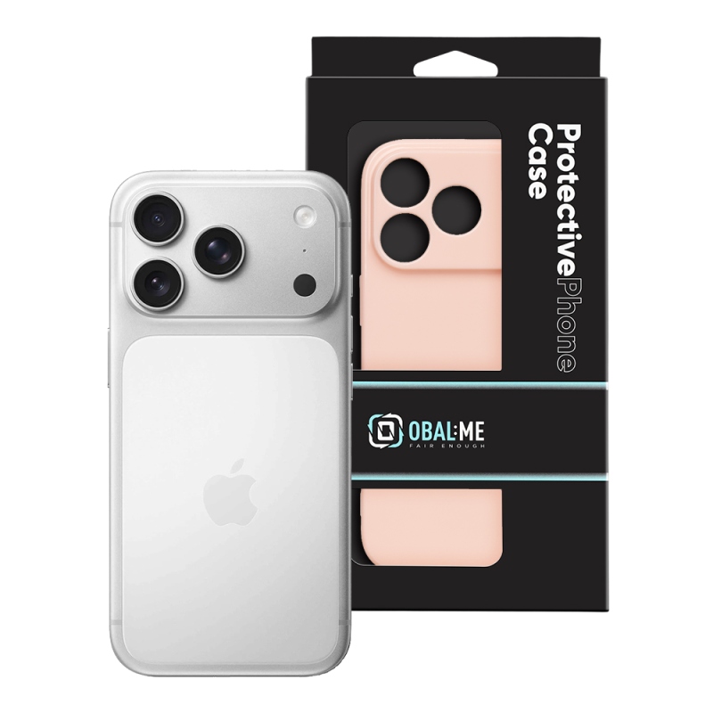 OBAL:ME Glossy Kryt pro Apple iPhone 17 Pro Blush