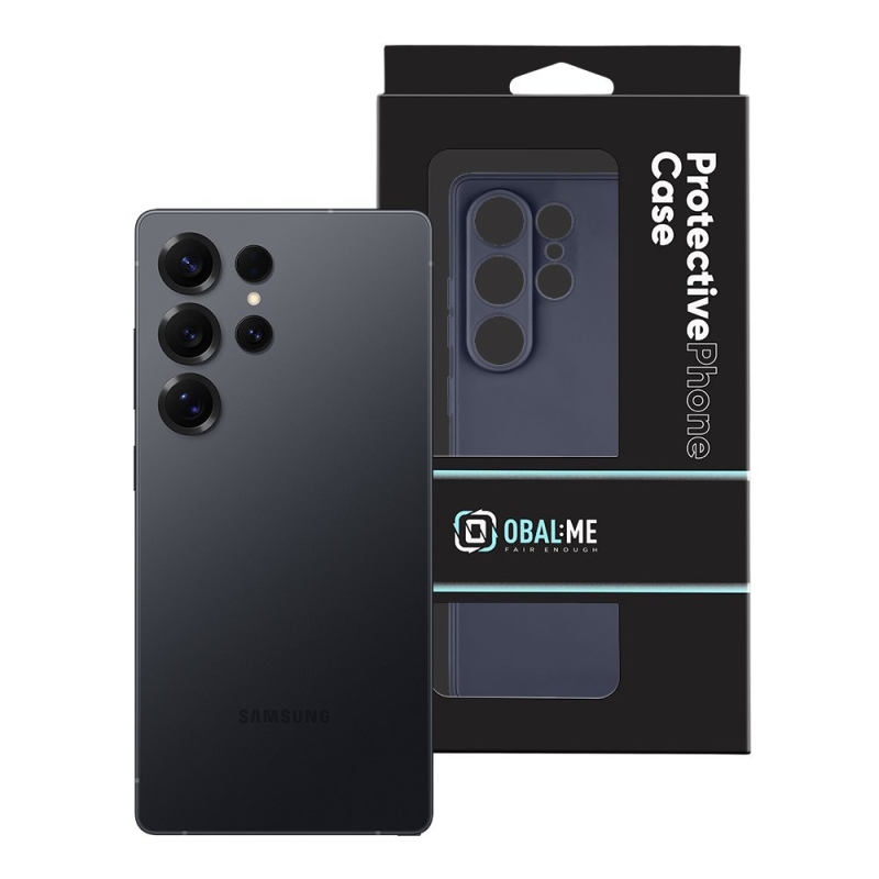 OBAL:ME Matte TPU Kryt pro Samsung Galaxy S25 Ultra Dark Blue