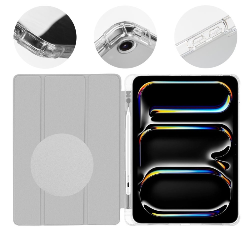 OBAL:ME MistyTab Pouzdro pro iPad Air (2020/2022/2024/2025)/iPad Pro 11 (1/2/3/4) Light Gray