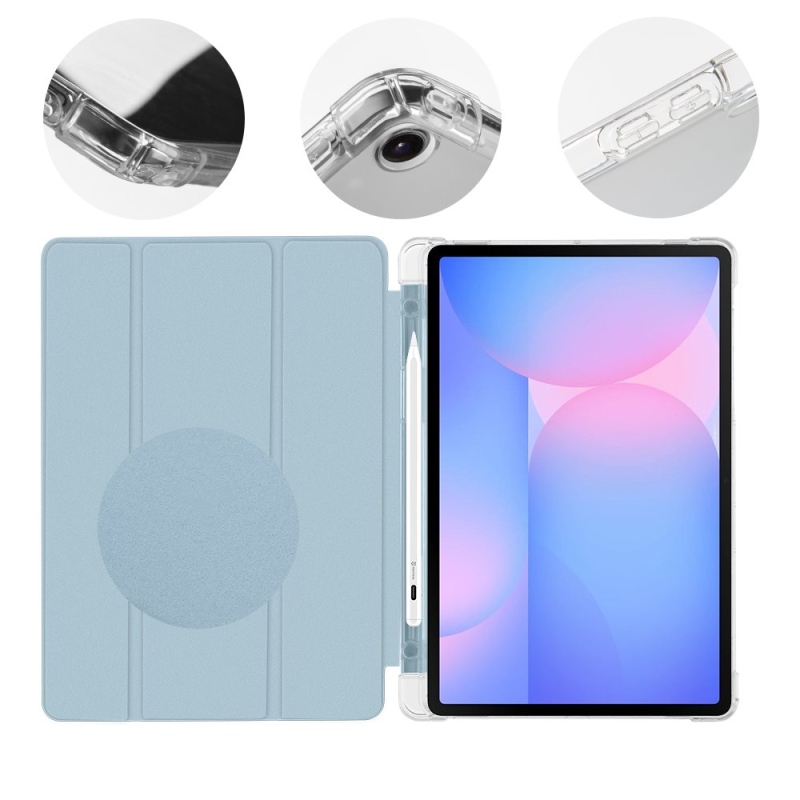 OBAL:ME MistyTab Pouzdro pro Samsung Galaxy Tab S10 Lite/S9/S9 FE/S10 FE Light Blue