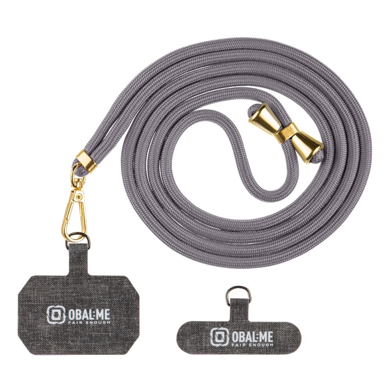 OBAL:ME NeckTag Allure Popruh na Telefon Dark grey
