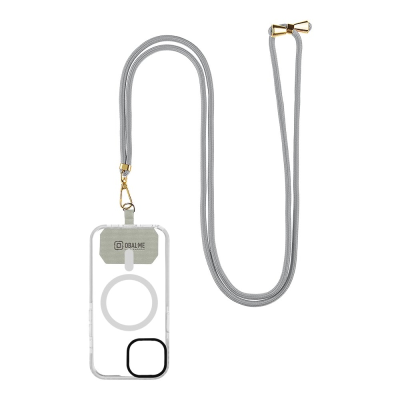 OBAL:ME NeckTag Allure Popruh na Telefon Light grey