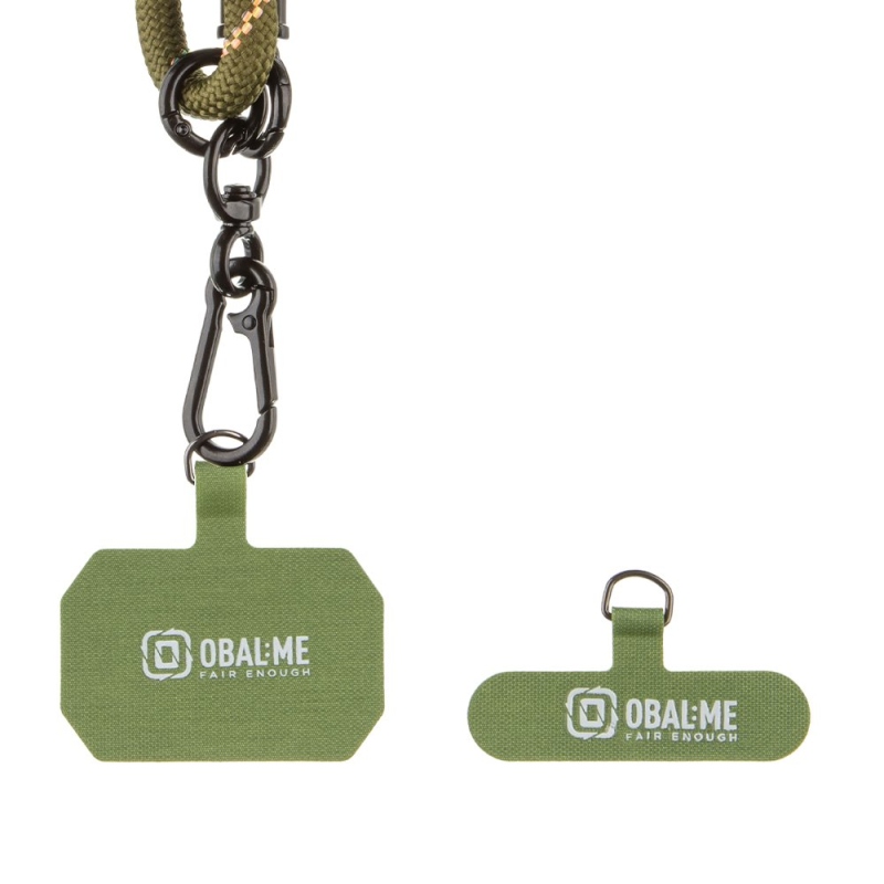 OBAL:ME NeckTag Popruh na Telefon Army Green