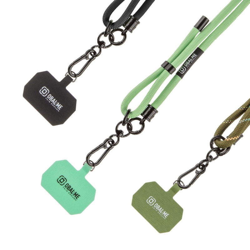 OBAL:ME NeckTag Popruh na Telefon Army Green
