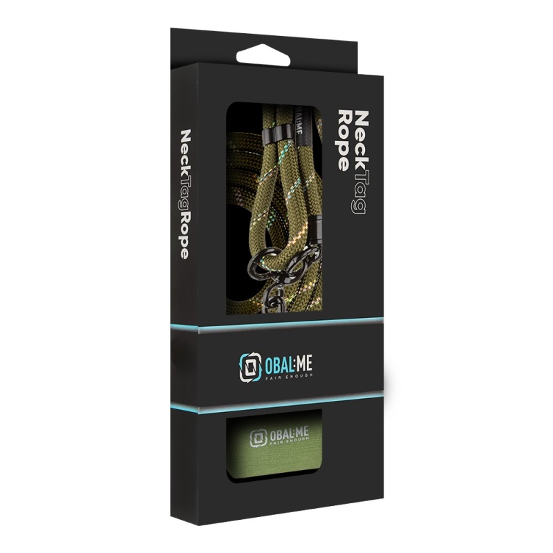 OBAL:ME NeckTag Popruh na Telefon Army Green
