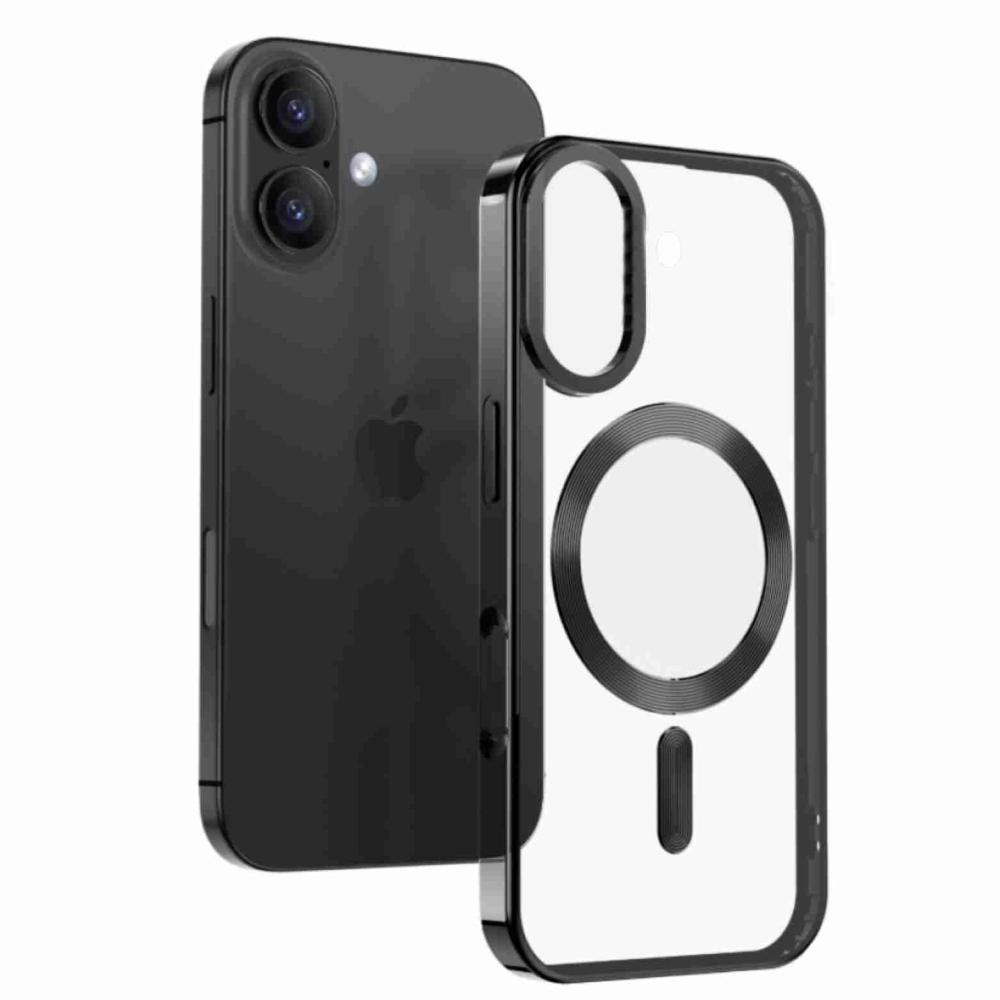 Obal SWISSTEN Clear Jelly MagStick Metallic na Apple iPhone  17 - černý