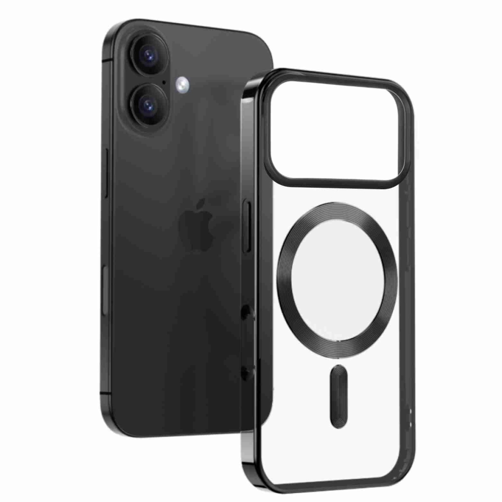 Obal SWISSTEN Clear Jelly MagStick Metallic na Apple iPhone  17 Pro Max - černý