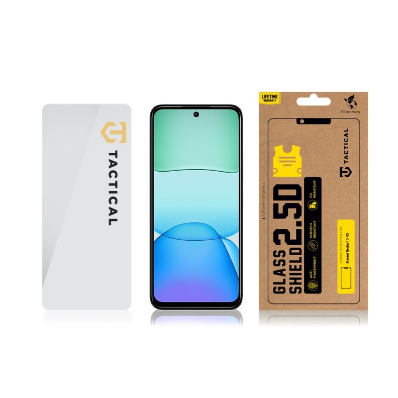 Tactical Glass Shield 2.5D sklo pro Xiaomi Redmi 13 4G Clear