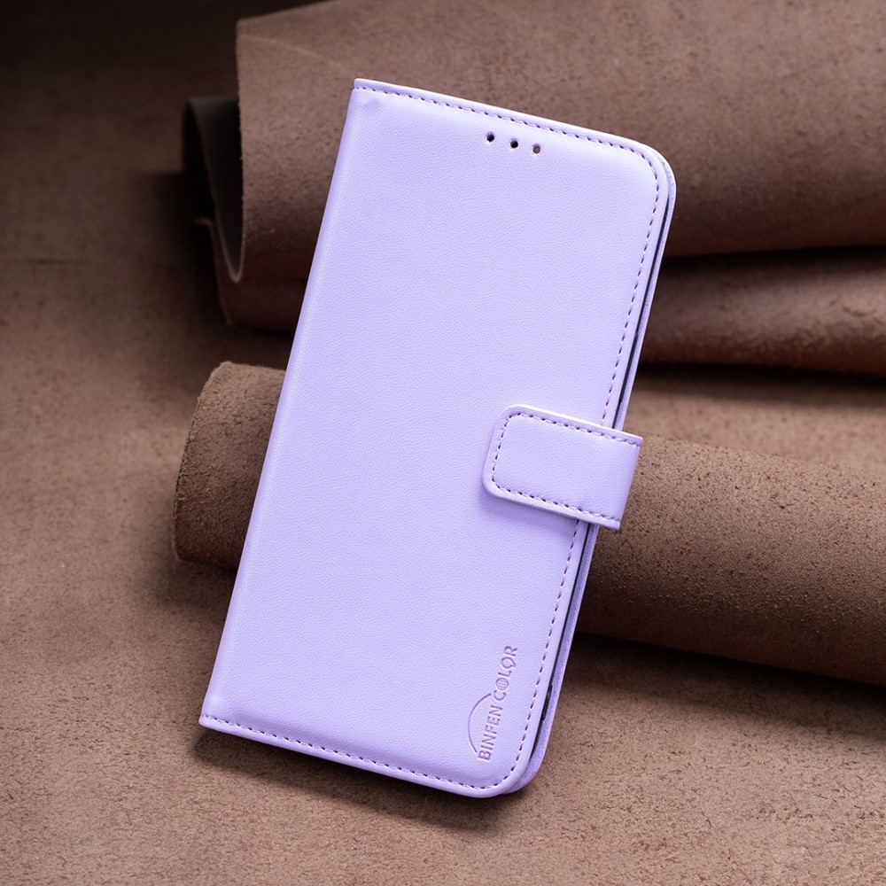 BNF knížkové pouzdro na Xiaomi Redmi Note 13 Pro 4G/Poco M6 Pro - světlefialové