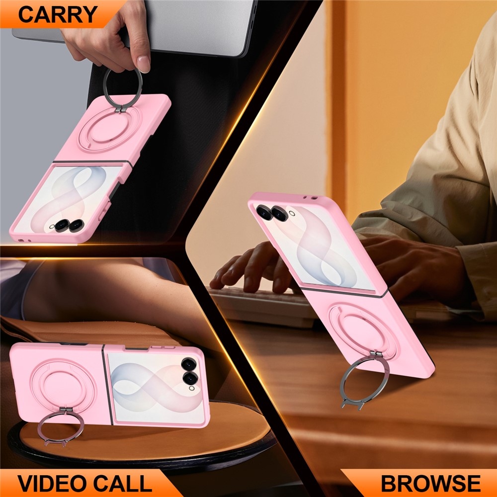 Obstruct plastový obal na Samsung Galaxy Z Flip8 5G - růžový