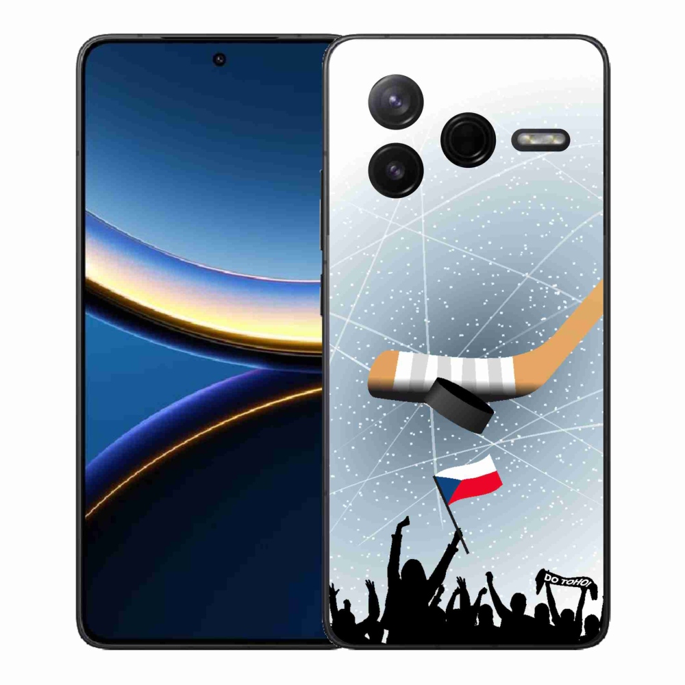 Gelový kryt mmCase na Xiaomi Poco F7 Pro - fanoušci hokeje