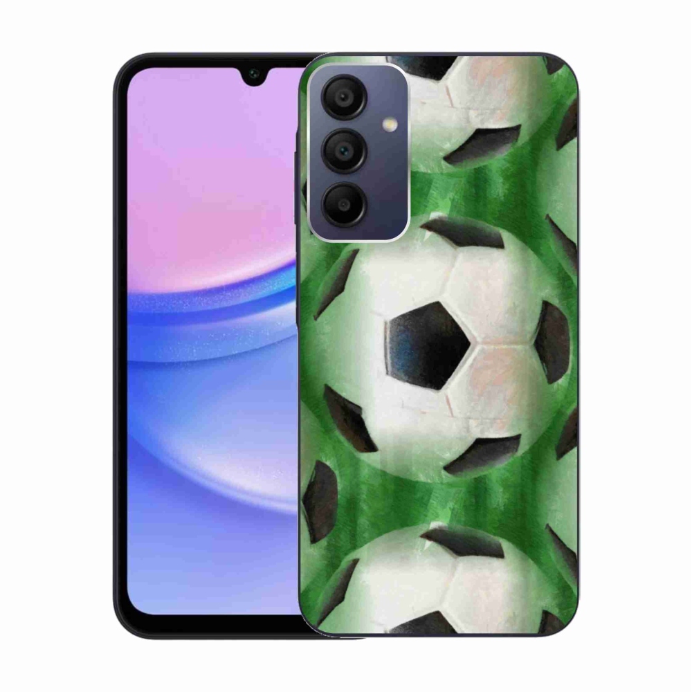 Gelový kryt mmCase na Samsung Galaxy A15 4G/5G - fotbalový míč