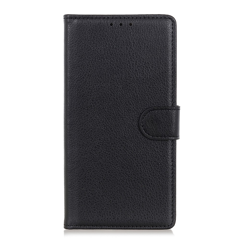 Litchie knížkové pouzdro na Xiaomi Redmi Note 14 Pro - černé