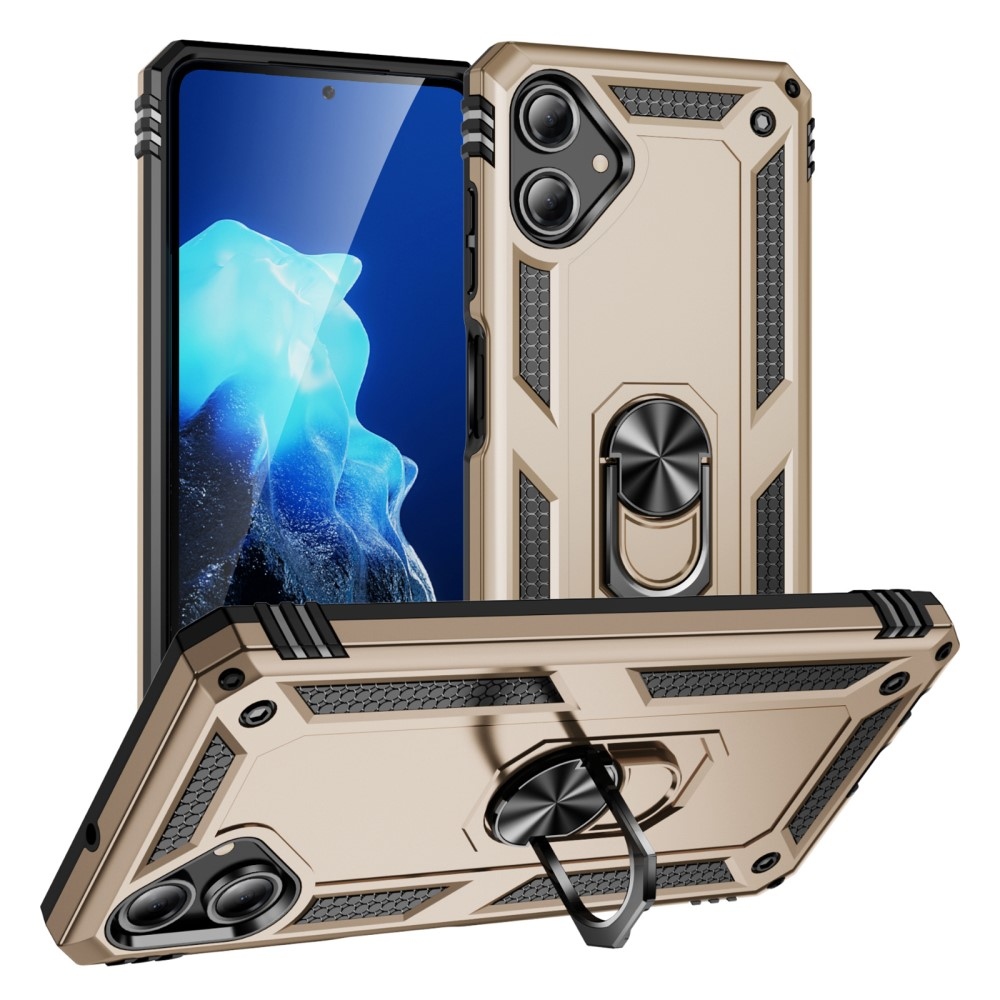 Rings odolný kryt na Samsung Galaxy A06 4G - zlatý