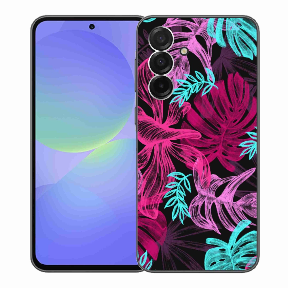 Gelový kryt mmCase na Samsung Galaxy A36 5G - květiny 1