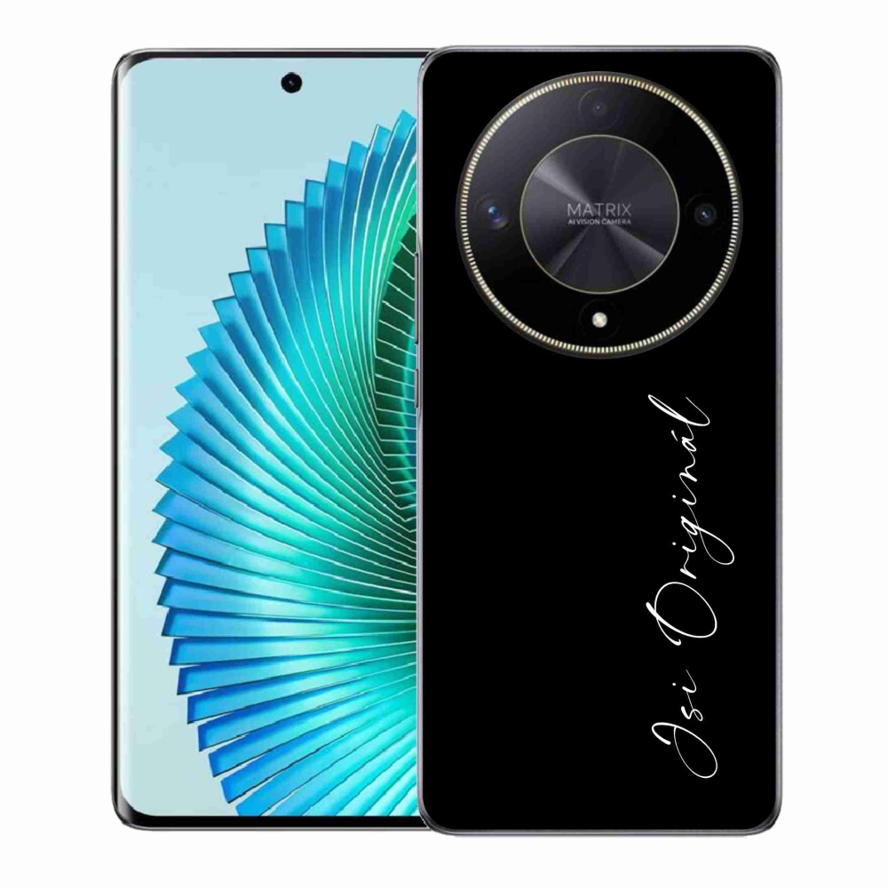 Gelový kryt mmCase na Honor Magic 6 Lite 5G - jsi originál černé pozadí