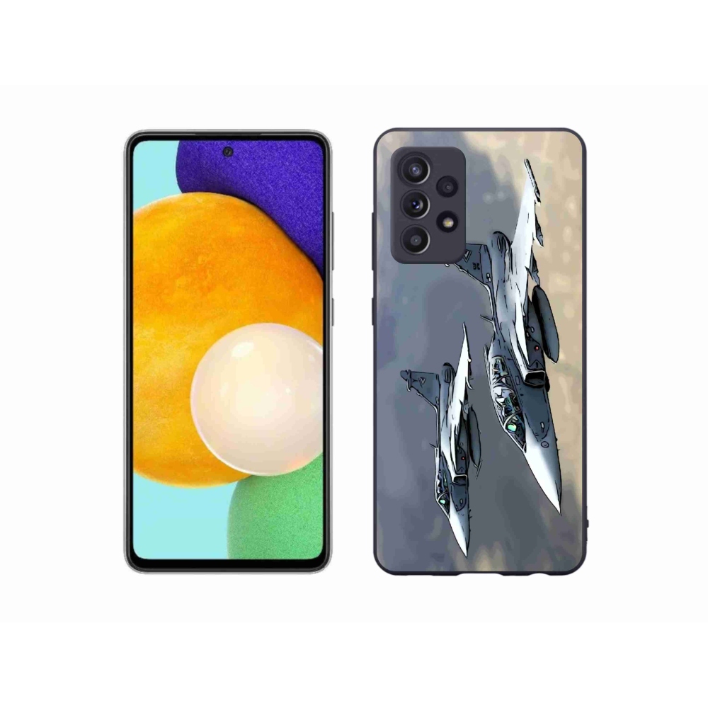 Gelový kryt mmCase na Samsung Galaxy A52/A52 5G - stíhačky