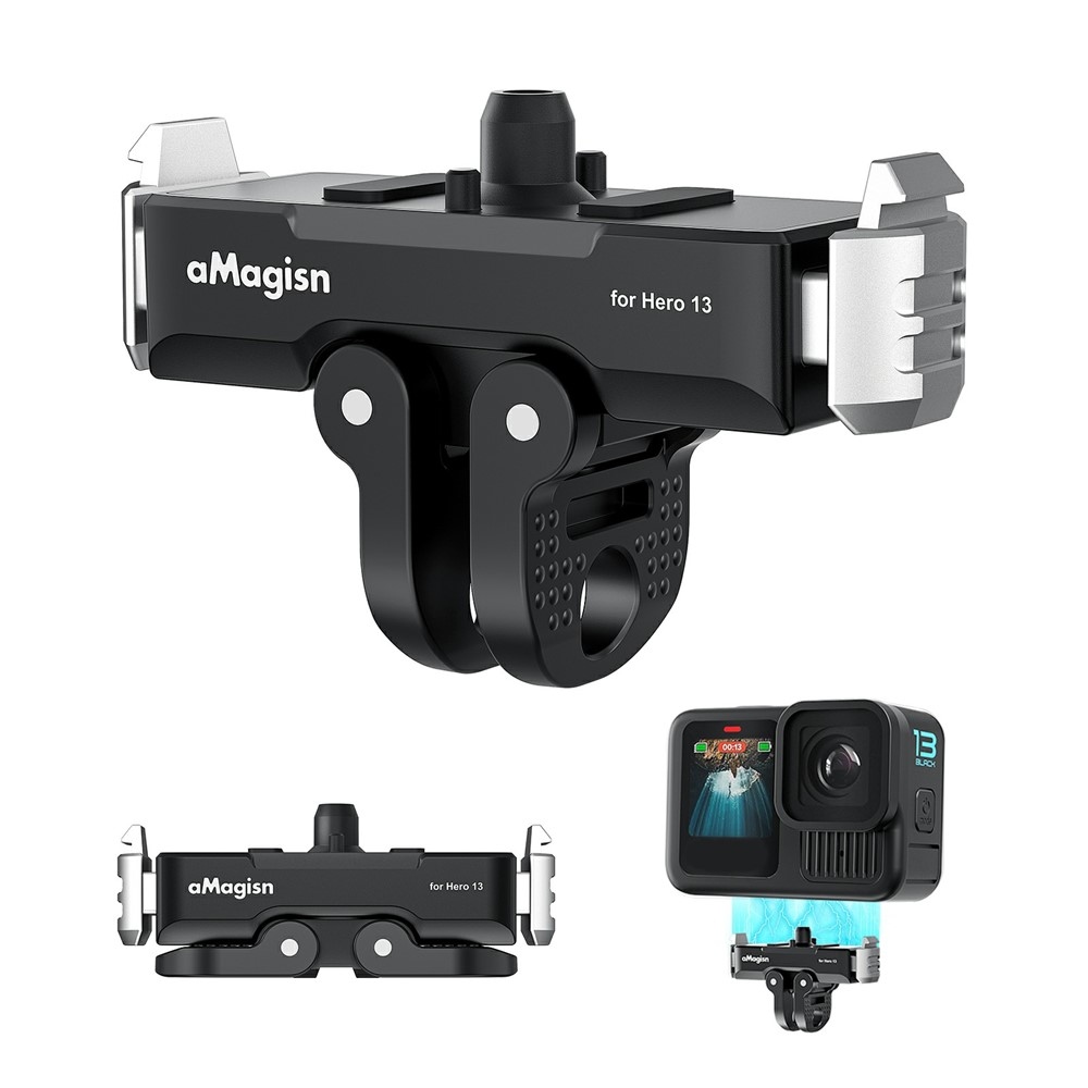 Magnetický kovový rychloupínací držák AMAGISN pro GoPro Hero 13