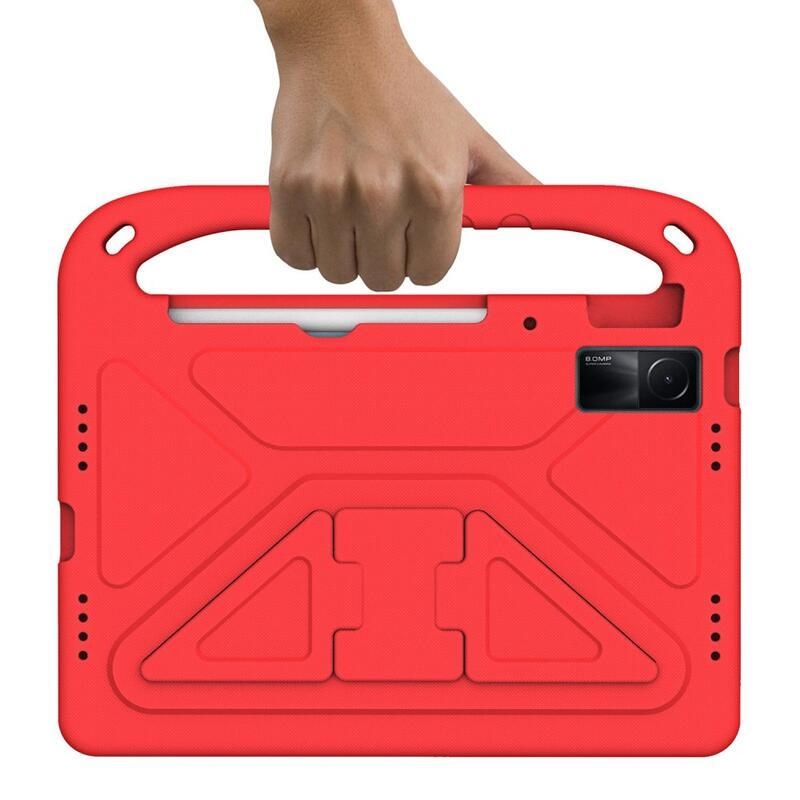 Odolný kryt s rukojetí na tablet Xiaomi Redmi Pad 10.6 - červený