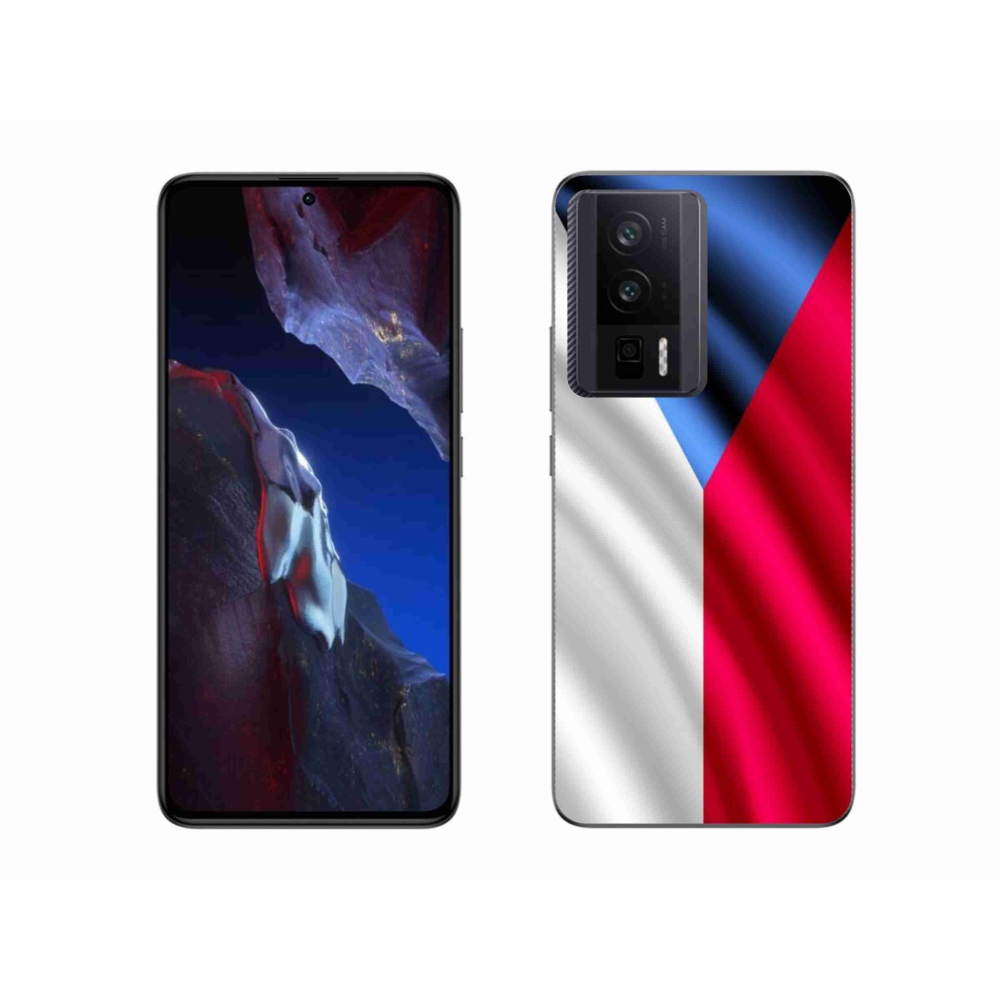 Gelový kryt mmCase na Xiaomi Poco F5 Pro - česká vlajka
